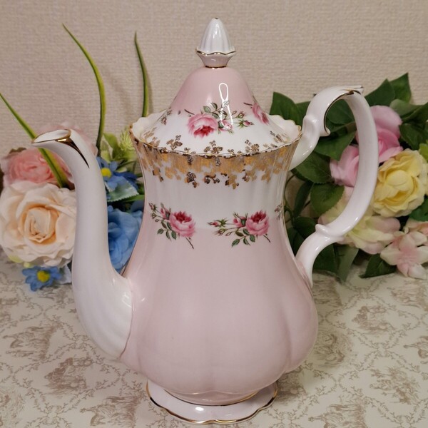 ★金ピカ★かわいい★ロイヤルアルバート ブライズメイド ポット 一級品