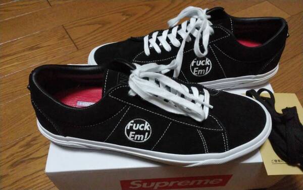 Supreme シュプリーム VANS Skate Sid Fuck Em Black 24SS シド 28.5cm ブラック