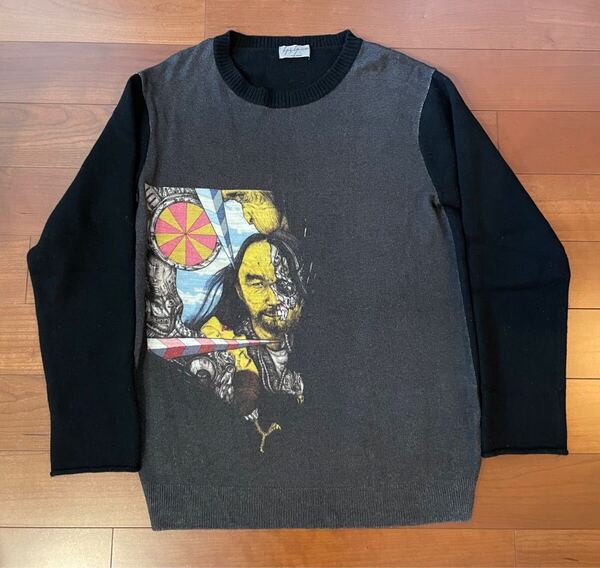 Yohji yamamo pour homme ヨウジヤマモト 14aw ウール ニット セーター3