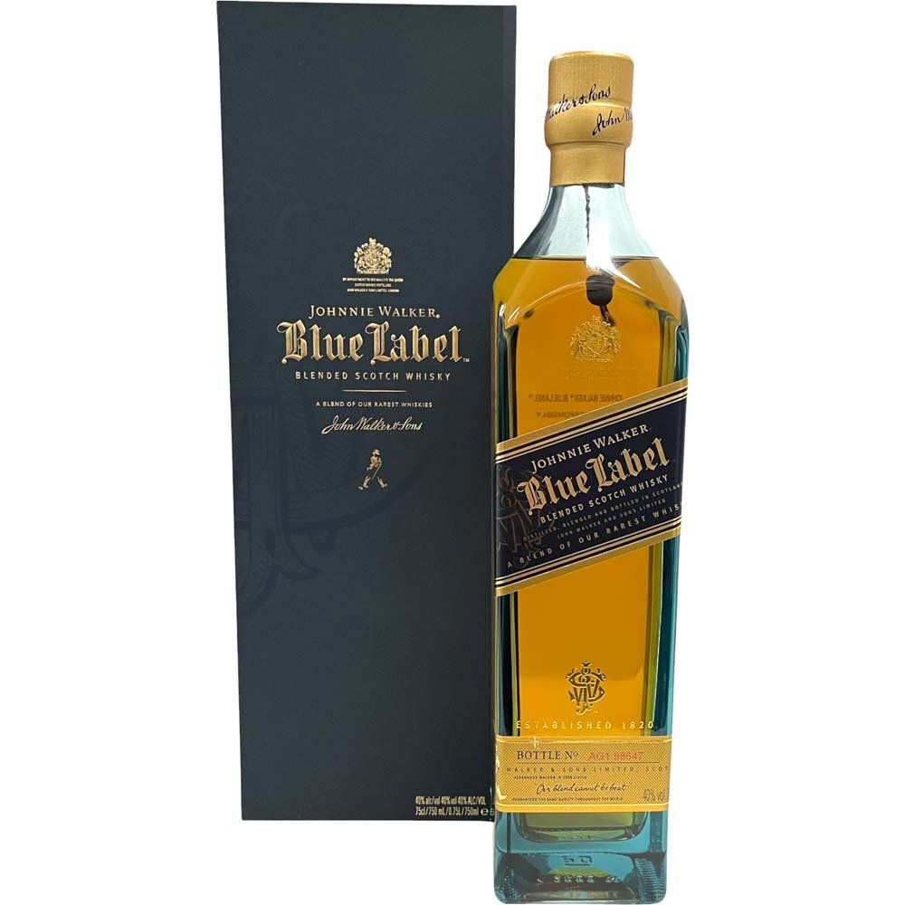 南店24-3408 【未開栓】 ジョニーウォーカー ブルーラベル 750ml 40% ブレンデッド スコッチ ウイスキー ジョニ青 Blue Label