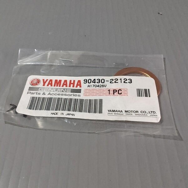 c819 ヤマハ純正 90430-22123 フレームガスケット 未使用 送料込み SR400