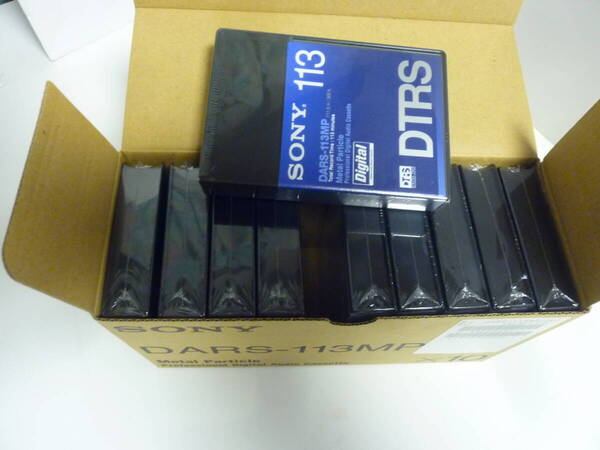 ② 動作未確認 未開封 10本 まとめて ソニー SONY DTRS DARS-113MP デジタルマルチトラックレコーダーテープ