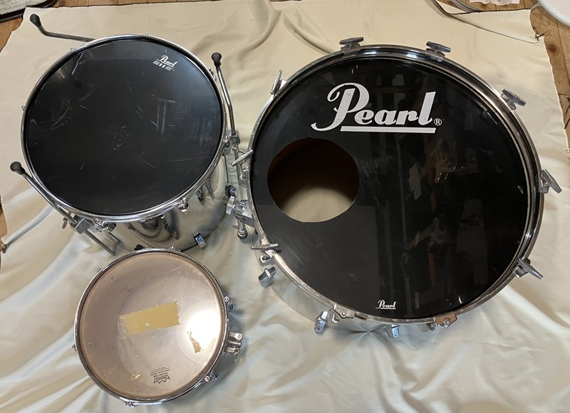 値下げ‼️pearl 改造バスドラム16 BD メイプルファイバー