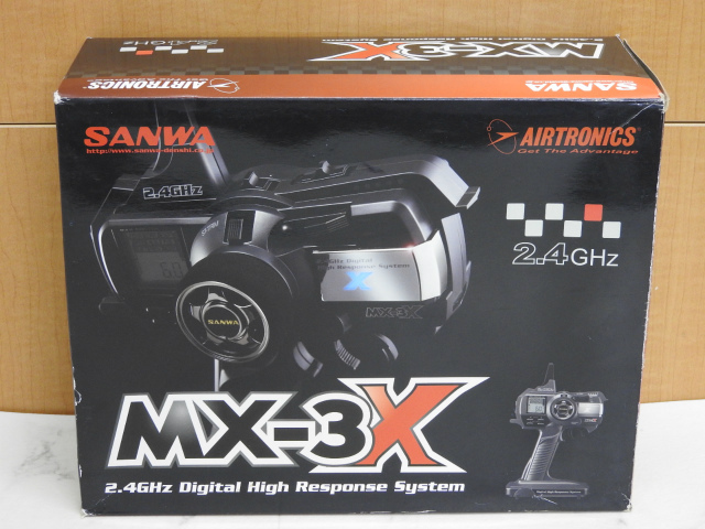 独創的 SANWA MX-3Xハイミドル送受信機中古セット サンワ ホビー