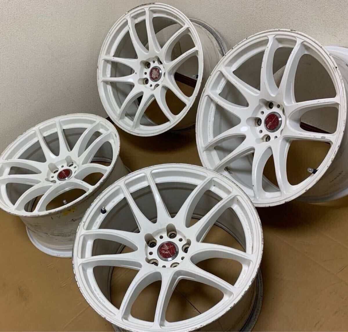 【希少美品】WORK EMOTION 極　19インチ　ホイール　タイヤセット Yahoo!オークション -「ワーク エモーション 極 19インチ」の
