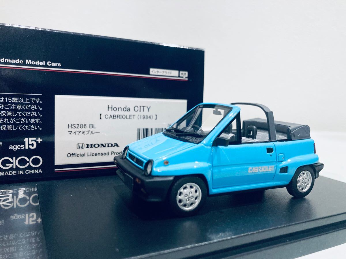 ミニカー/完成品 ハイストーリー 1/43 ホンダ シティ カブリオレ