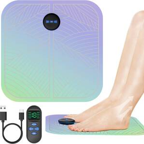 フットマット EMS 足裏ケア トレーニング LEG RELAX ふくらはぎ 太もも 足裏 脚 筋力 洗えるマット 柔らかい生地 8種類モー