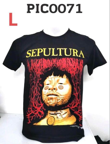 新品 SEPULTURA バンドTシャツ Lサイズ セパルトゥラ ロック