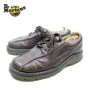 UK8 27cm соответствует Dr.Martens Dr. Martens 4 отверстие желтый стежок Brown /24.12.18/P2045