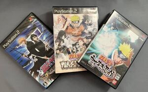 PS2ソフト SONY BLEACH ブレイド・バトラーズ/BANDAI NARUTO ナルティメットヒーロー/うずまき忍伝 3点セット