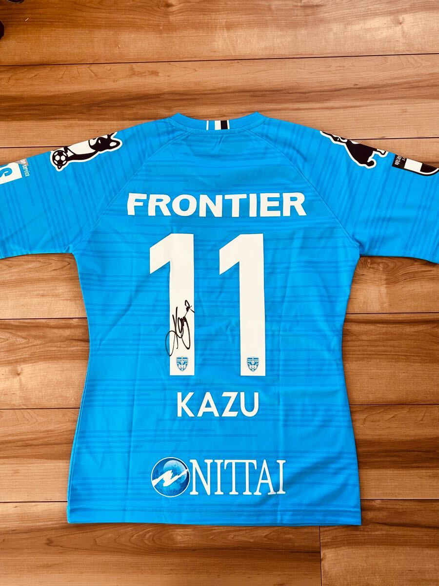 三浦知良 横浜FC コンフィットシャツ ユニフォーム 直筆サイン 三浦知良 横浜FC コンフィットシャツ ユニフォーム 直筆サイン