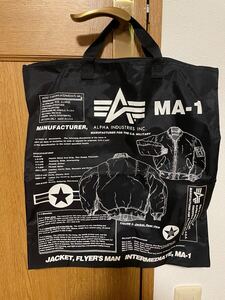 希少!ALPHA(アルファ)INDUSTRIES MA-1 デザイントートバッグ