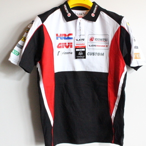 【新品・廃番品】MotoGP LCRホンダ出光 #30 中上貴晶 半袖ポロシャツ 海外L/国内XL相当サイズ 正規オフィシャル品 | ナカガミタカアキ