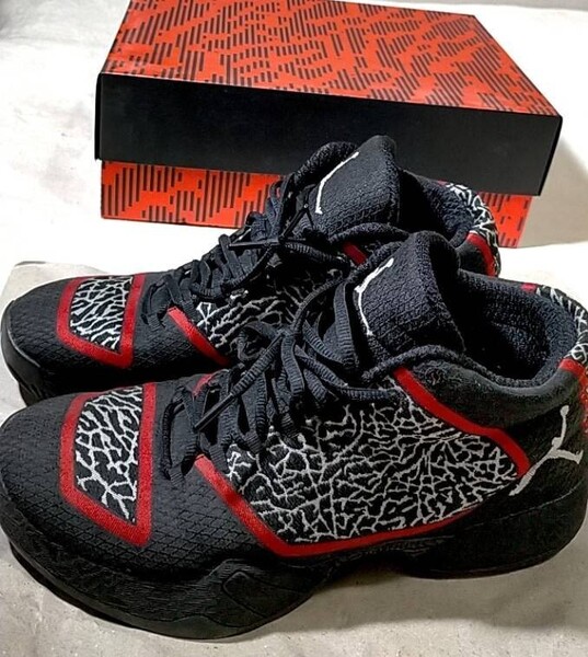 【送料無料】【1回のみ着用】【値段交渉可】ナイキ エアジョーダ XX9 ブラック/ジムレッド AIR JORDAN29