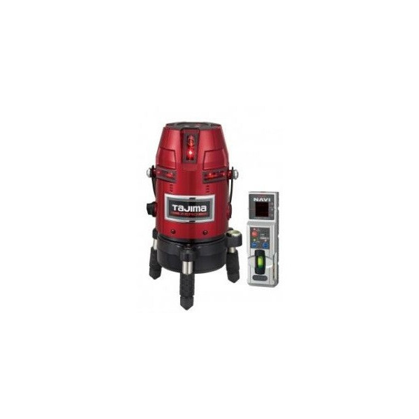 タジマ 可視光半導体レーザー 墨出器 ZERON-KJC 本体＋受光器 NAVI 機能 矩十字・横全周レーザー 056 TJMデザイン 049209