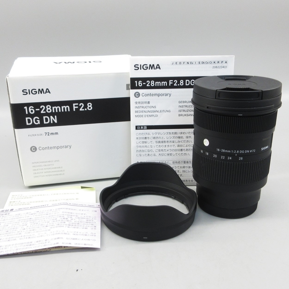 Yahoo!オークション -「sigma 16-28mm f2.8 dg dn」の落札相場