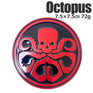 ■新品■匿名配送/送料無料 ベルトバックル のみ メンズ レディース カジュアル ビジネス アメリカン 蛸 タコ オクトパス 赤レッド