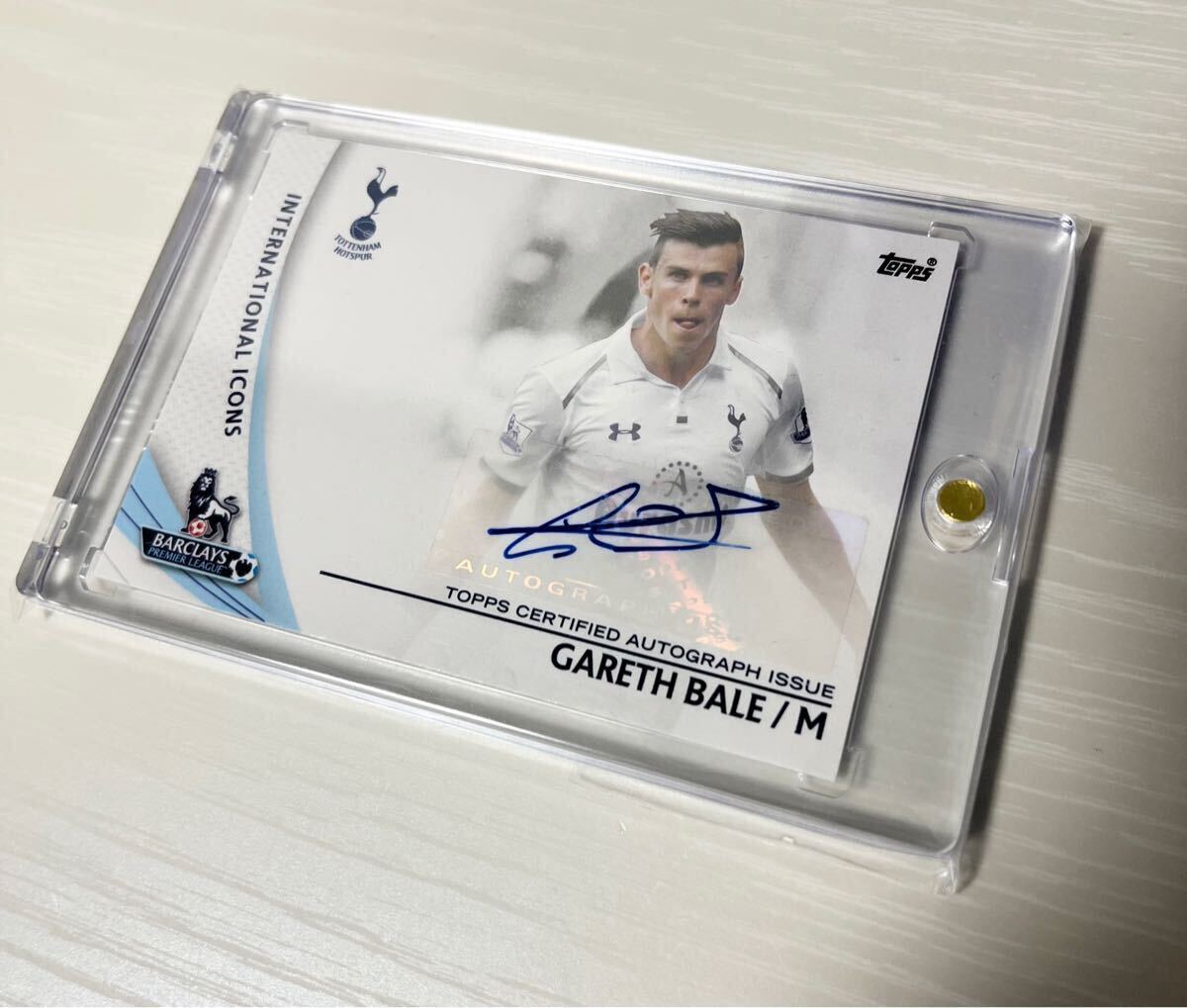 ギャレス ベイル Topps Merlin ジャージナンバー 直筆サイン
