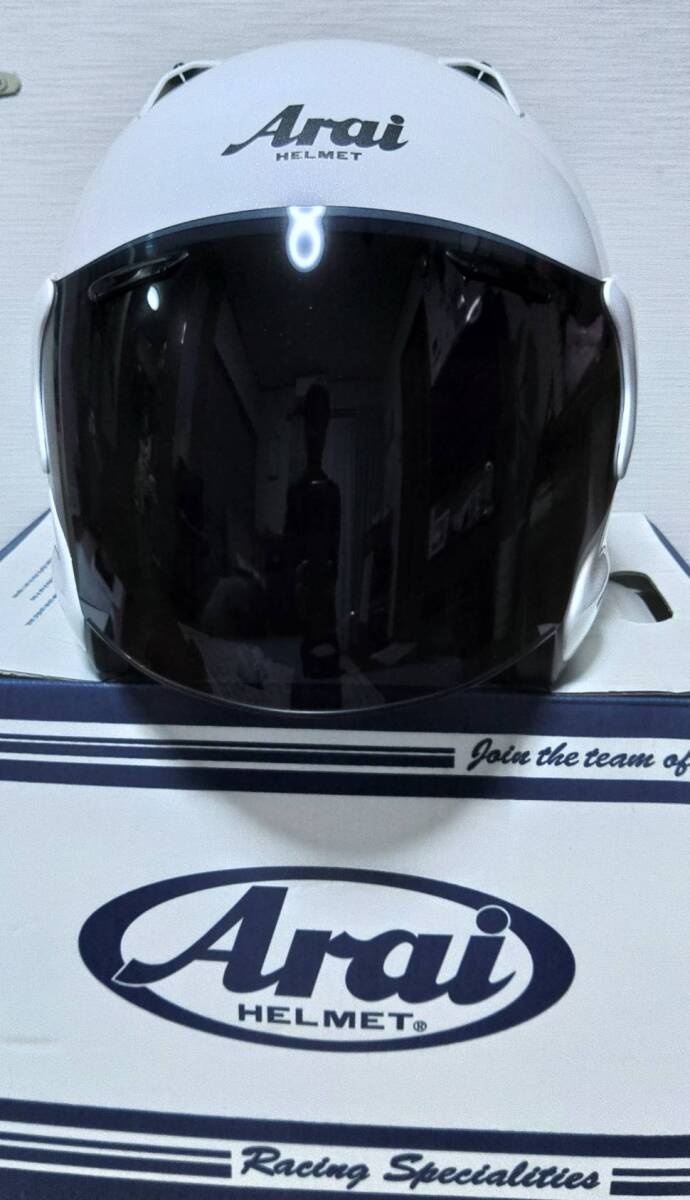Amazon | アライ(Arai) バイクヘルメット ジェット MZ-F グラスホワイト XO 63-64cm | ジェット | 車＆バイク