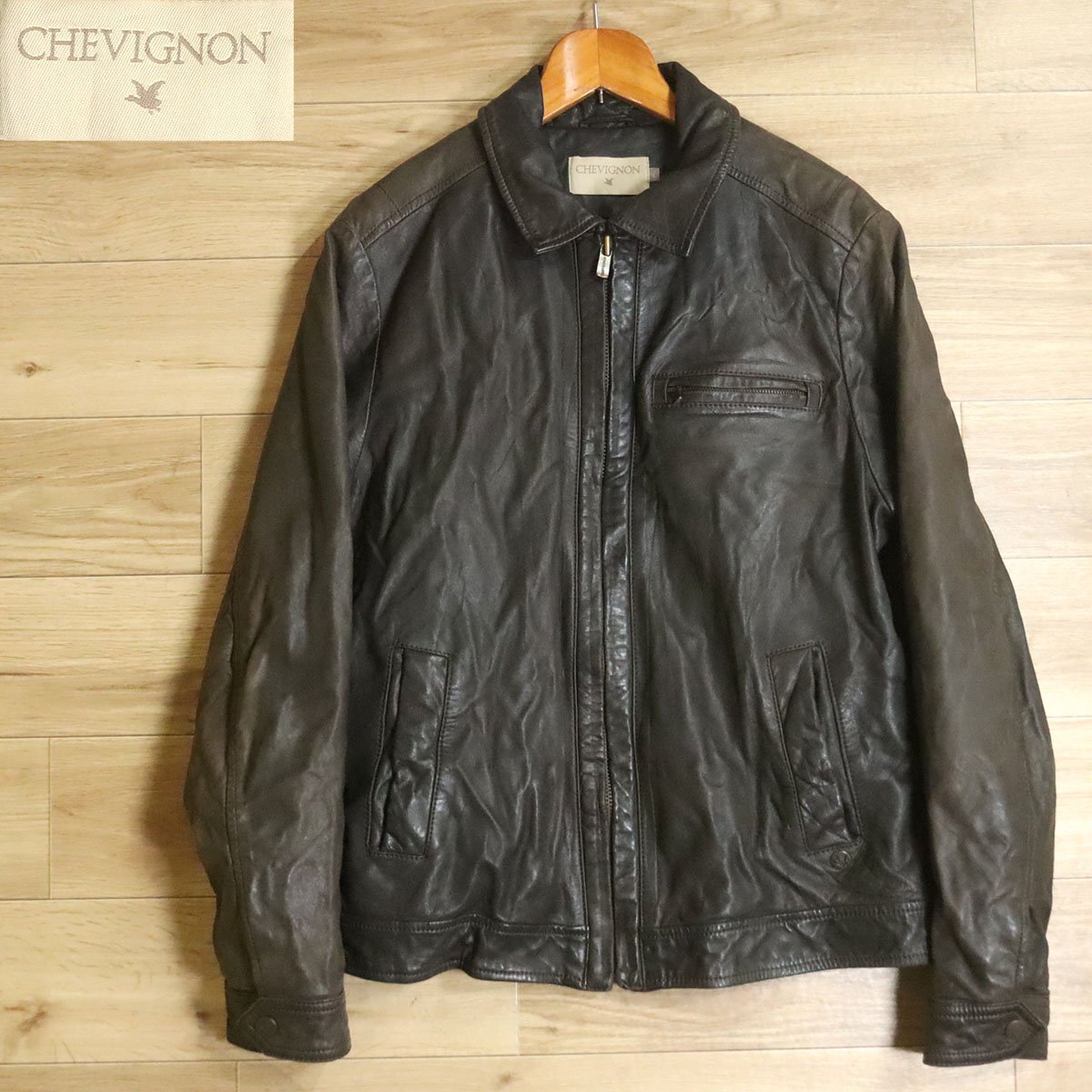 Yahoo!オークション -「chevignon レザージャケット」の落札相場 Yahoo!オークション -「chevignon レザージャケット」の落札相場