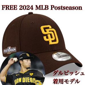 100%正規品FREE新品MLB2024ポストシーズン9FORTYサンディエゴ・パドレスPostseasonキャップ帽子ニューエラ大谷翔平ダルビッシュ有フリーSD