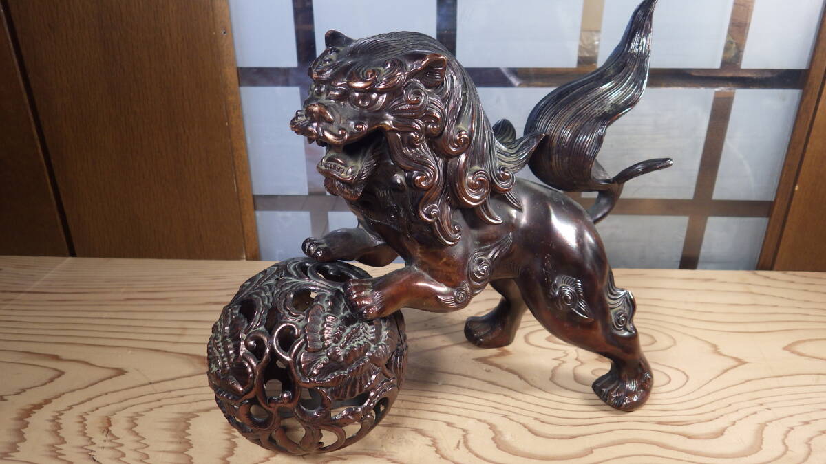 Yahoo!オークション -「玉獅子」(銅製) (金属工芸)の落札相場 Yahoo!オークション -「玉獅子」(銅製) (金属工芸)の落札相場