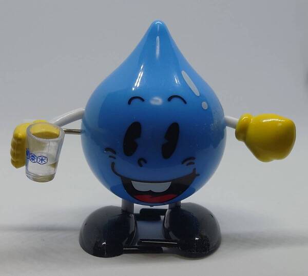 【送料無料】フィギュア ゼンマイで動く水滴くん 東京都水道局【日本郵便発送】