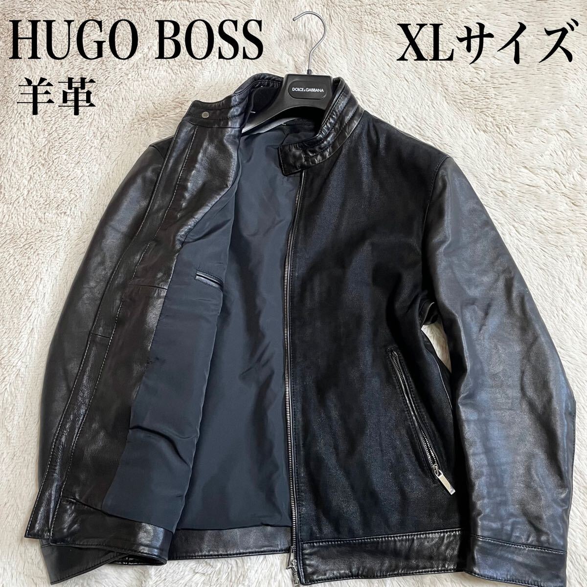 Yahoo!オークション -「hugo BOSS レザージャケット Yahoo!オークション -「hugo BOSS レザージャケット