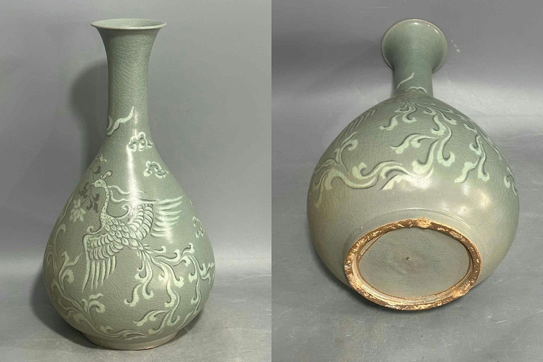 2025年最新】Yahoo!オークション -高麗青磁花瓶の中古品・新品