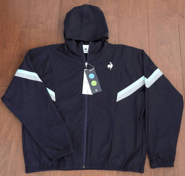 ルコック le coq sportif サンスクリーンクロス ジャケット パーカ WOMEN ネイビー Lサイズ【新品未使用】