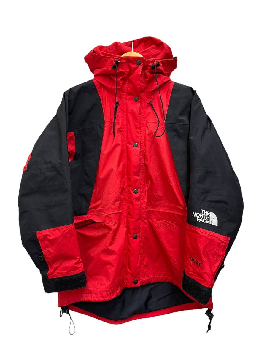 THE NORTH FACE (ザノースフェイス) マウンテンパーカー GORE-TEX 00s 古着 ナイロンジャケット S レッド×ブラック 赤×黒 レディース/028