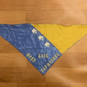 ウクライナ 選挙同盟 ユーリ・カルマジン・ブロック サポータースカーフ 全ウクライナ平和統一党 祖国の擁護者党 国民民主連合ウクライナ