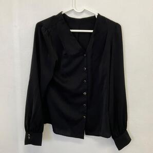 MISCH MASCH 長袖ニットカーディガン 上品 M ブラック ポリエステル100% C588