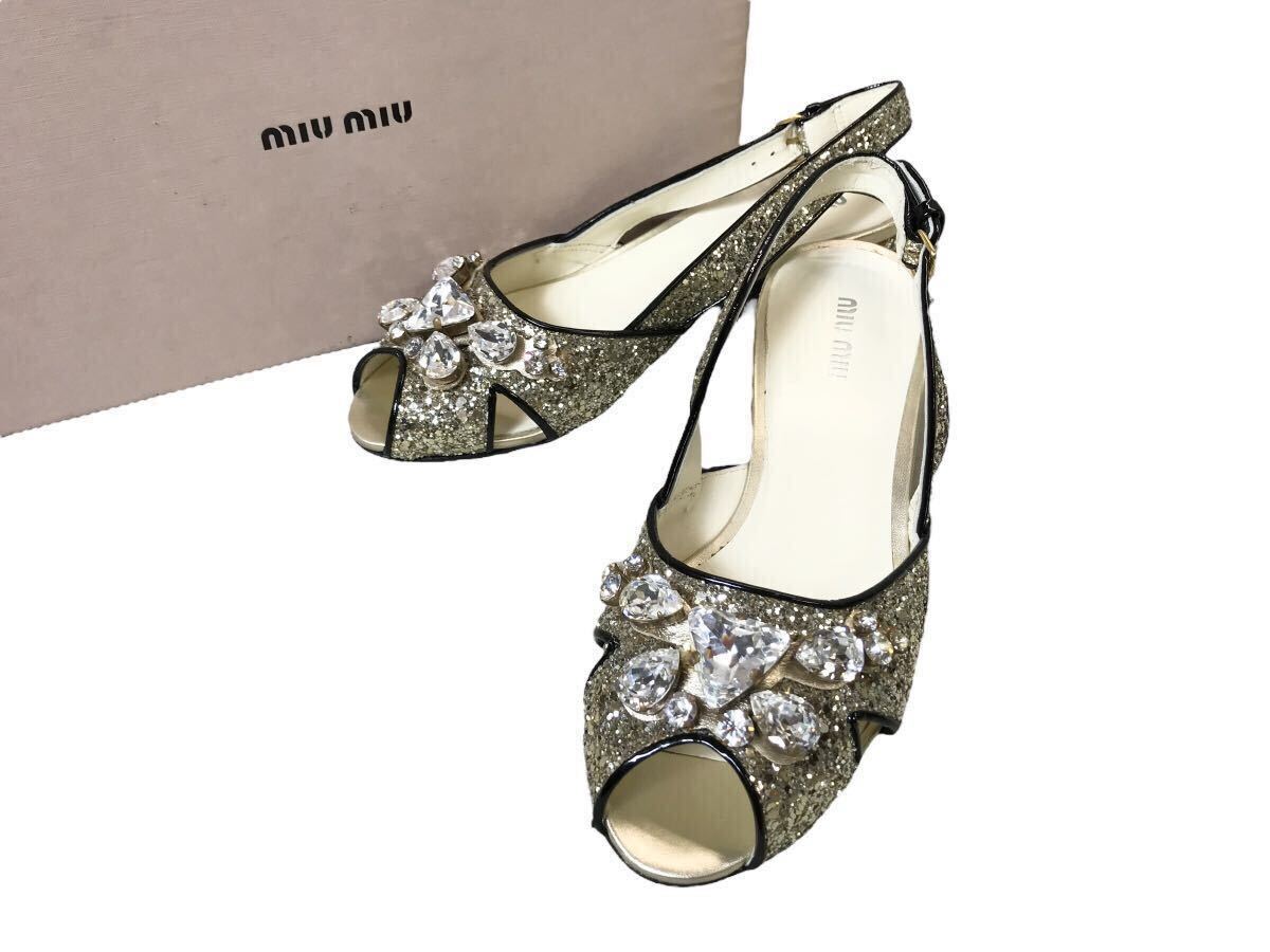 2025年最新】Yahoo!オークション -miumiu グリッター サンダルの 2025年最新】Yahoo!オークション -miumiu グリッター サンダルの