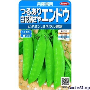 実咲野菜 エンドウ つるあり白花絹さやエンドウ 兵庫絹莢 小袋003142 1062