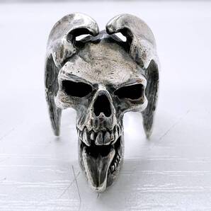 CRAZY PIG クレイジーピッグ ルシファー スカル リング 指輪 925 約16号