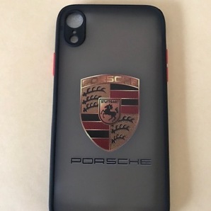 送料無料!ポルシェロゴ iphoneXR用 スマホケース 911 930 993 997 992 マカン パナメーラ ボクスター 718