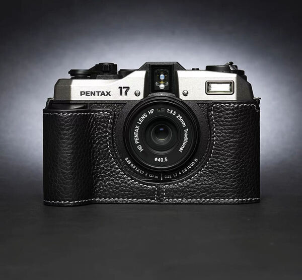 新品 本革カメラケース pentax 17用