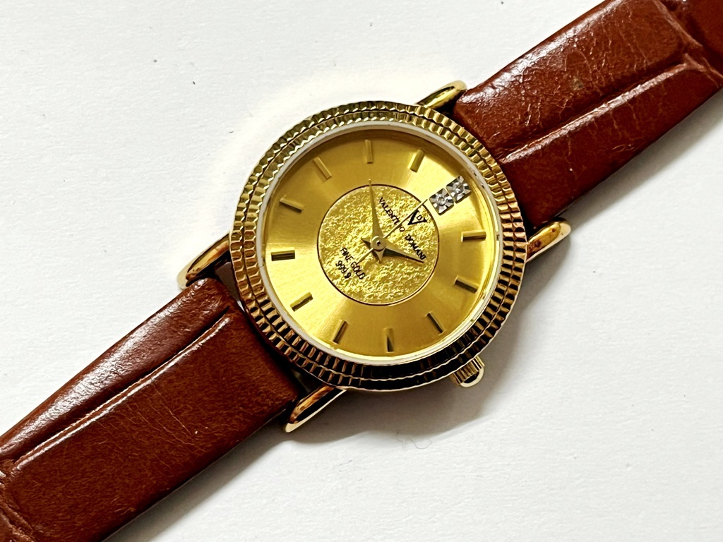 ✨VALENTINO DOMANI✨Fine gold 999.9✨腕時計✨ - メルカリ