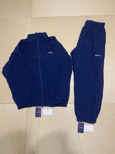 【美品】APPLEBUM(アップルバム) / Nylon Training Jacket&Pants ナイロンジャケット ナイロンパンツ セットアップ XL