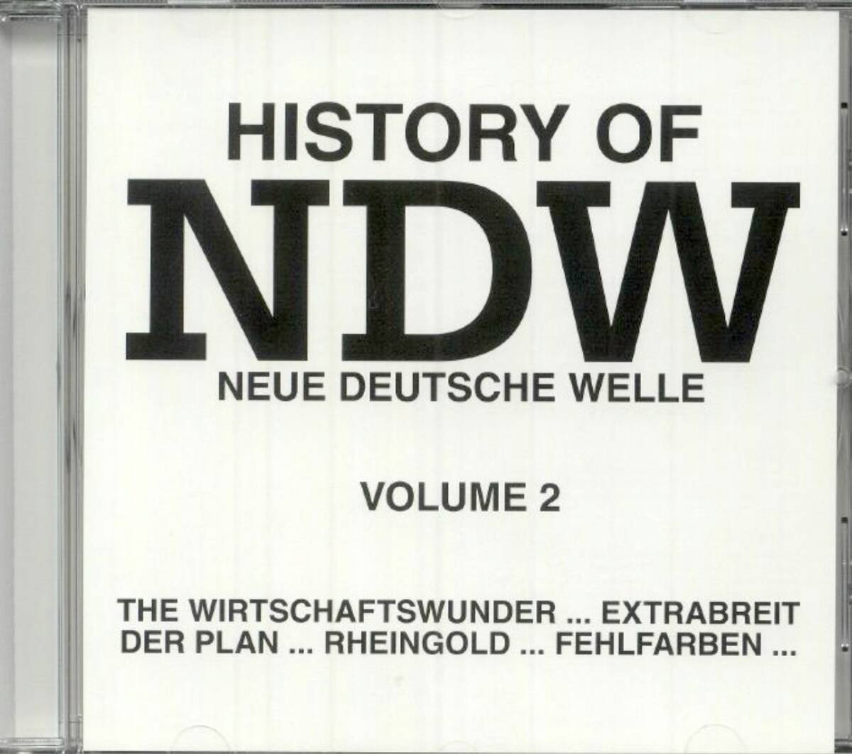 V.A. - History Of NDW Vol.2 (Neue Deutsche Welle) CD ZYX Music 80s New Wave /Extrabreit/Fehlfarben/Geisterfahrer/Der Plan/Ti-tho