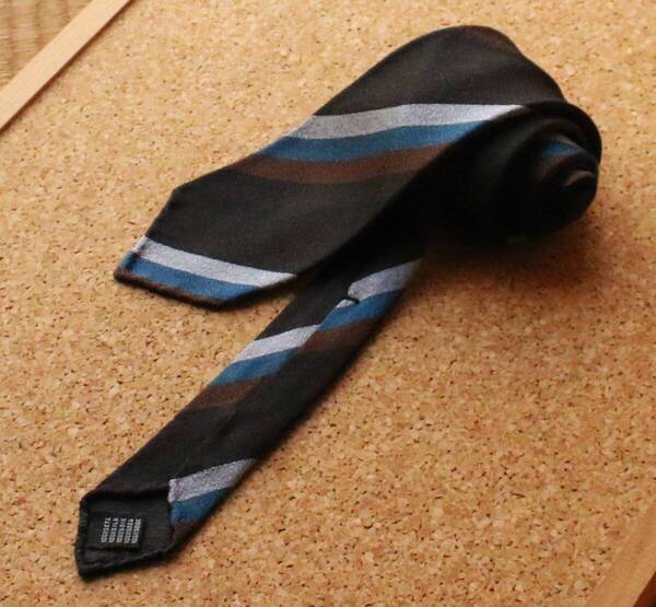 未使用 TIE YOUR TIE タイユアタイ 価格4万4,000円 フィレンツェ 9折り ノヴェピエゲ ブラウン×ブルー アズーロエマローネ スフォデラート