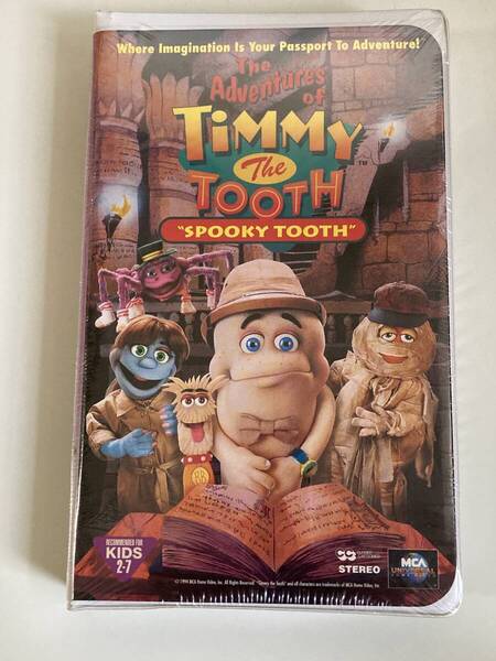 The Adventures of TiMMY The TOOTH SPOOKY TOOTH VHS ビデオ 英語版 英語教育 MCA universal HOME VIDEO ユニバーサル 子ども 幼児
