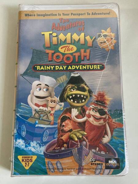 The Adventures of TiMMY The TOOTH RAINY DAY ADVENTURE VHS ビデオ 英語版 英語教育 MCA universal HOME VIDEO トミーの冒険 歯 子ども