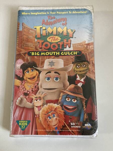 The Adventures of TiMMY The TOOTH BIG MOUTH GULCH VHS ビデオ 英語版 英語 教育 MCA universal HOME VIDEO ユニバーサル 子ども 幼児