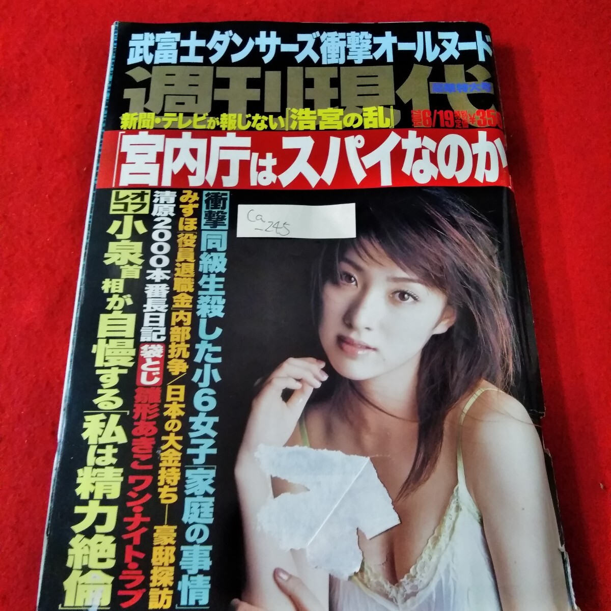 見逃し厳禁！おトクな Ca-240/週刊現代 2004年12月4日号 安田