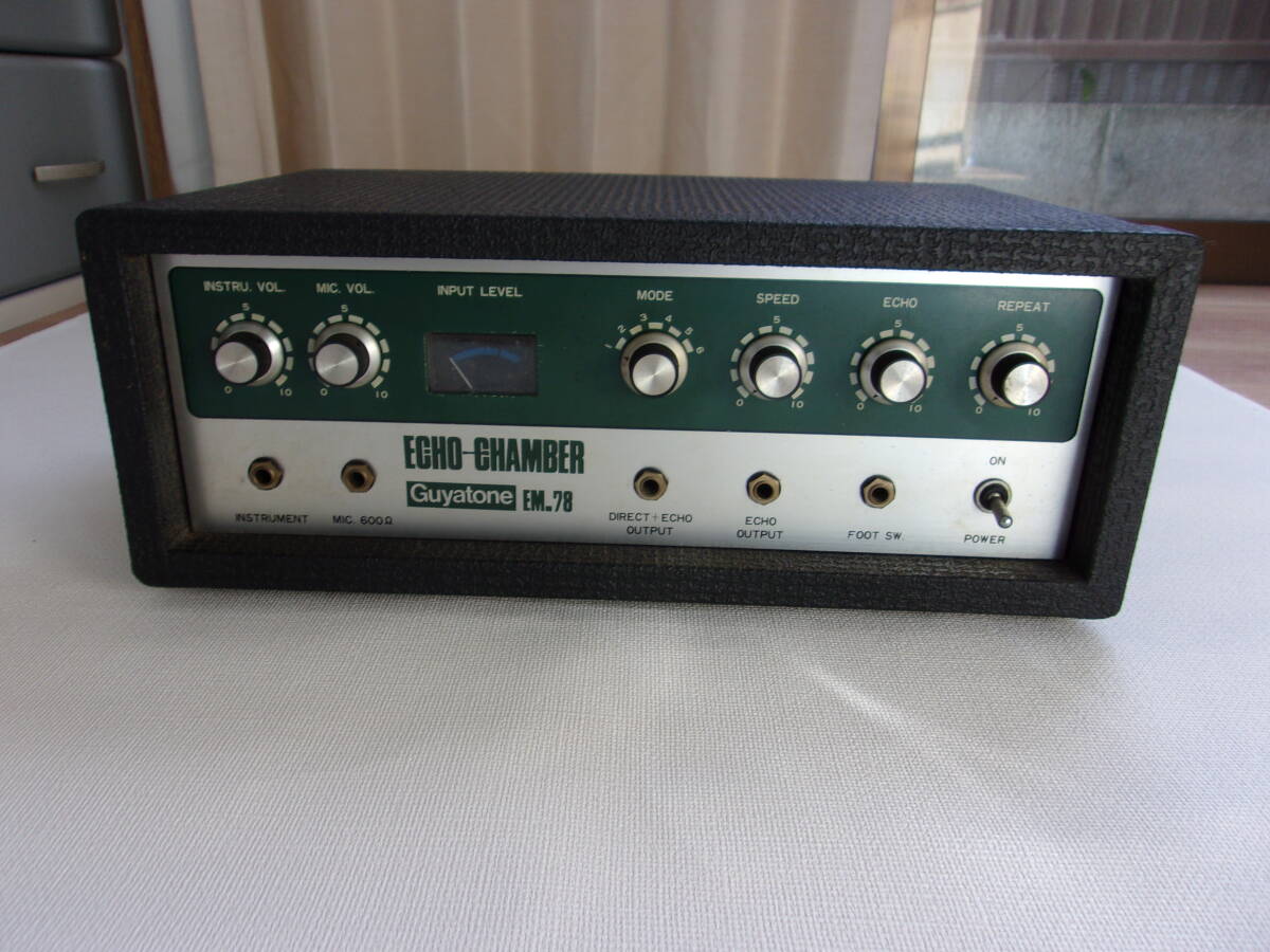 Guyatone EM-606 restoration. Checking cleaning, recapping of