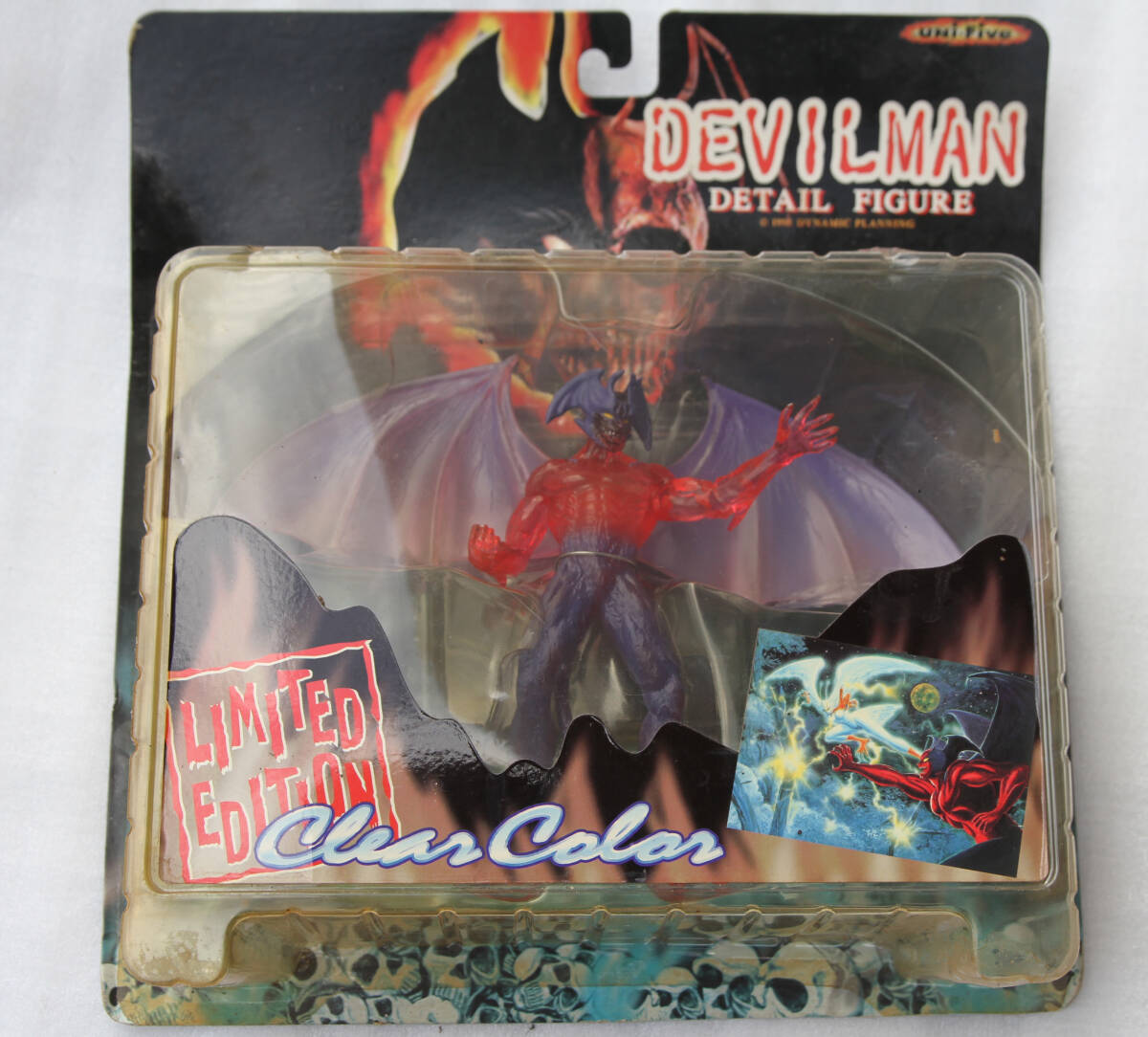 希少!当時物 デビルマン ディテールフィギュア リミテッドエディション クリアーカラー DEVILMAN コミックバージョン