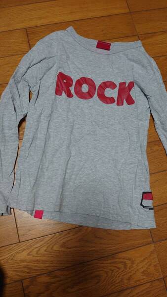 オジコ 新幹線スーパーこまちロックROCK長袖Tシャツ10Aグレー