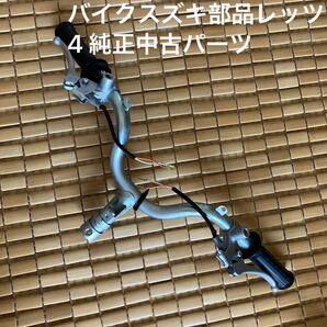 バイク部品 スズキ レッツ4 ハンドル 純正中古パーツ